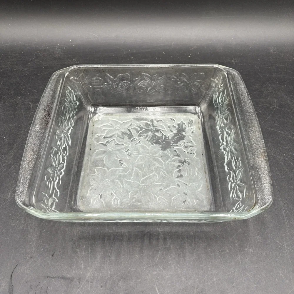 Vtg 2 Princess House Exclusive Fantasia Crystal Baking Dishes No Broiler Use